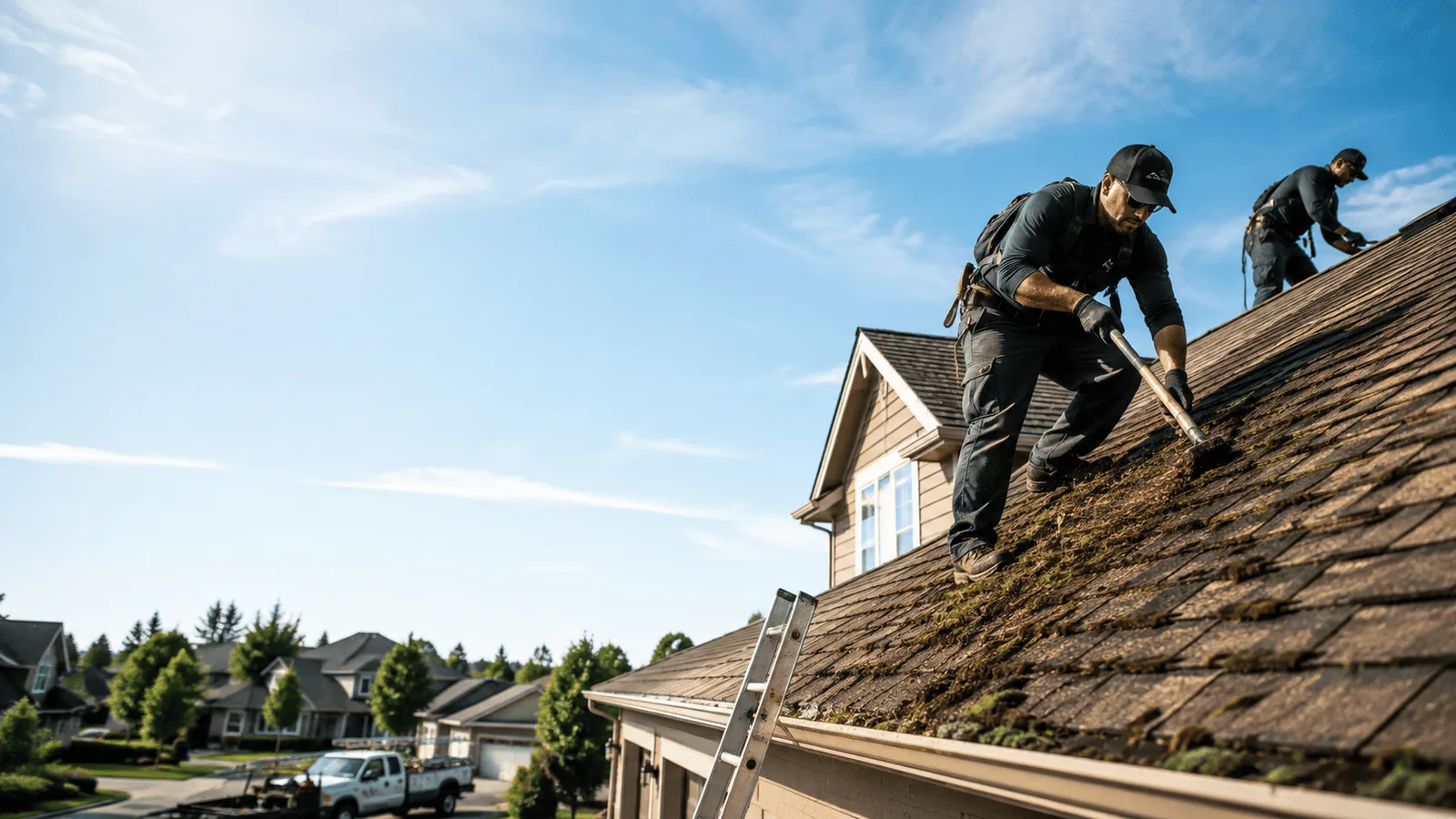 Roof Moss Removal in Roanoke, TX near me